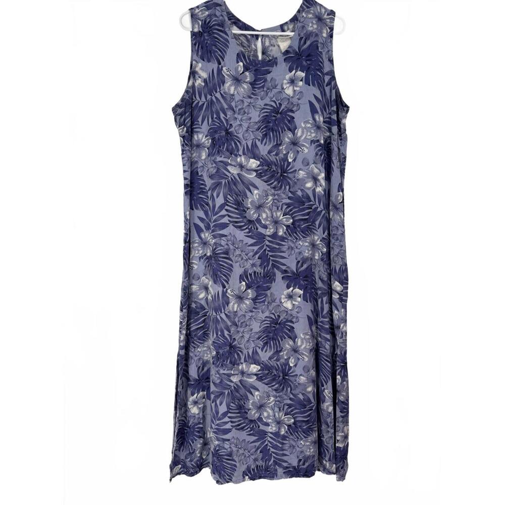 Floral Blue Maxi Dress